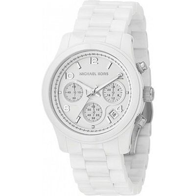 Ladies Michael Kors Ceramic Chronograph Watch MK5161