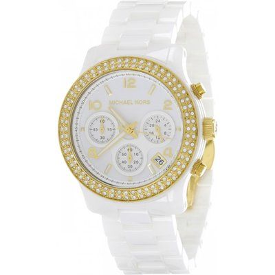 Ladies Michael Kors Ceramic Chronograph Watch MK5237