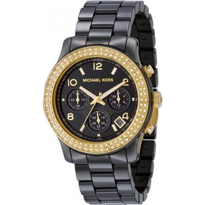 Ladies Michael Kors Ceramic Chronograph Watch MK5270