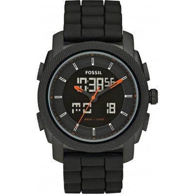 Mens Fossil Machine Alarm Chronograph Watch FS4628