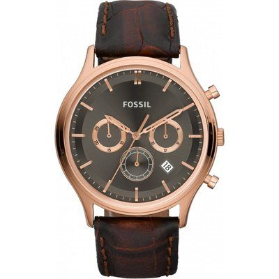 Mens Fossil Ansel Chronograph Watch FS4639