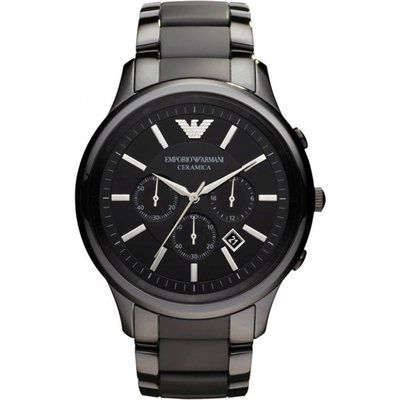 Men's Emporio Armani Ceramic Chronograph Watch AR1451
