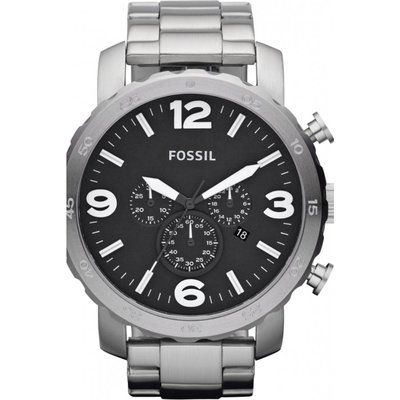 Mens Fossil Nate Chronograph Watch JR1353