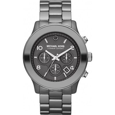 Ladies Michael Kors Titanium Ceramic Chronograph Watch MK5679