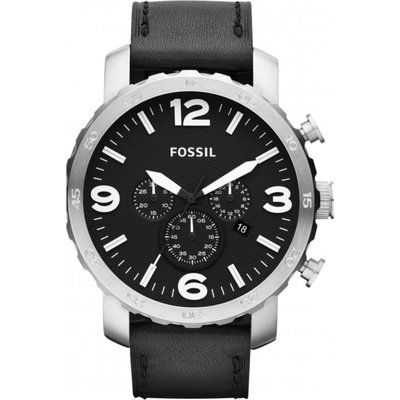 Mens Fossil Nate Chronograph Watch JR1436