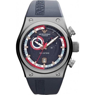 Men's Emporio Armani Titanium Chronograph Watch AR6107