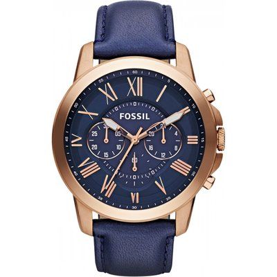 Mens Fossil Grant Chronograph Watch FS4835