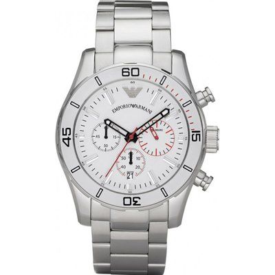Mens Emporio Armani Sports Luxe Chronograph Watch AR5932