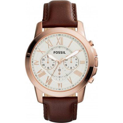 Mens Fossil Grant Chronograph Watch FS4991