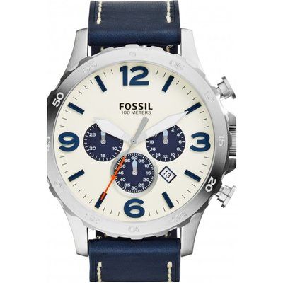 Mens Fossil Nate Chronograph Watch JR1480