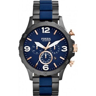 Mens Fossil Nate Chronograph Watch JR1494