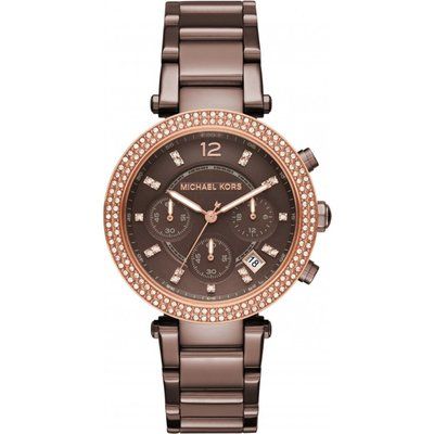 Ladies Michael Kors Sable Chronograph Watch MK6378