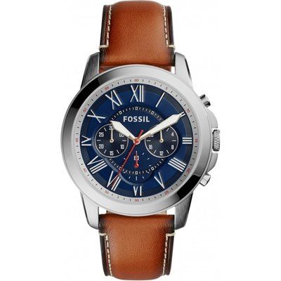 Mens Fossil Grant Chronograph Watch FS5210