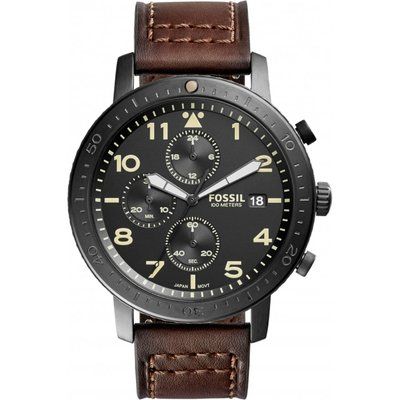 Mens Fossil Crewmaster Chronograph Watch CH3086