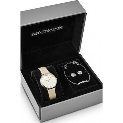 Ladies Emporio Armani Mothers Day Gift Set Watch AR80001