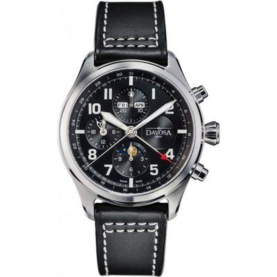 Davosa Newton Pilot Moonphase Chrongraph Limited Edition Watch 16155950