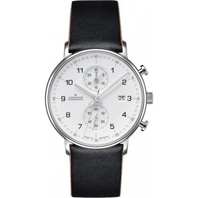Men's Junghans FORM C Chronoscope Chronograph Watch 041/4771.00