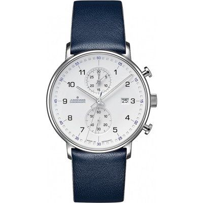 Men's Junghans FORM C Chronoscope Chronograph Watch 041/4775.00