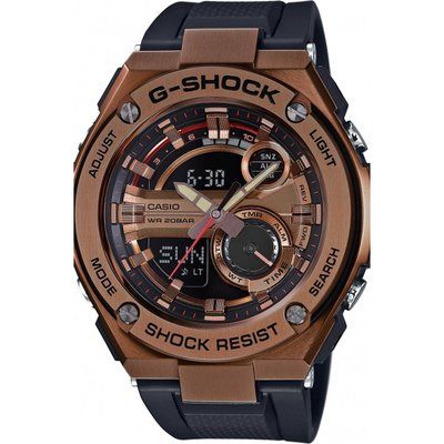Mens Casio G-Steel Alarm Chronograph Watch GST-210B-4AER