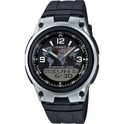 Mens Casio CORE Alarm Chronograph Watch AW-80-1A2VES