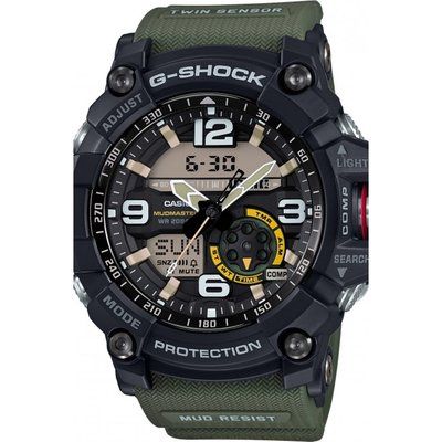 Mens Casio G-Shock Mudmaster Master Of G Alarm Chronograph Watch GG-1000-1A3ER