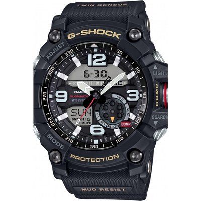 Men's Casio Premium G-Shock Mudmaster Twin Sensor Compass Alarm Chronograph Watch GG-1000-1AER
