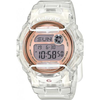 Ladies Casio Baby-G Alarm Chronograph Watch BG-169G-7BER