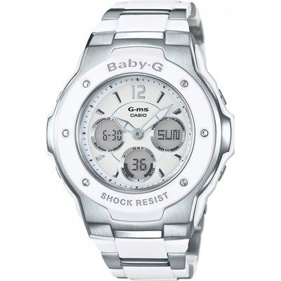 Ladies Casio Baby-G Alarm Chronograph Watch MSG-300C-7B3ER