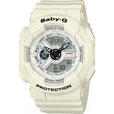 Ladies Casio Baby-G Punching Pattern Alarm Chronograph Watch BA-110PP-7AER