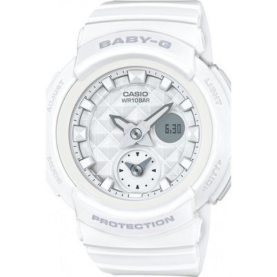 Ladies Casio Baby-G Stud Dial Chronograph Watch BGA-195-7AER