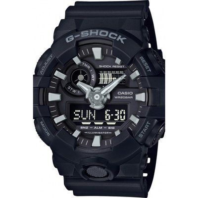 Mens Casio G-Shock Alarm Chronograph Watch GA-700-1BER