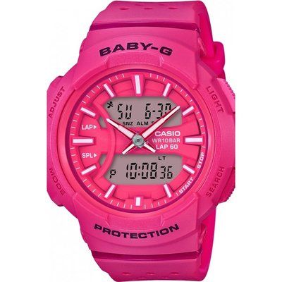 Ladies Casio Baby-G 60 Lap Alarm Chronograph Watch BGA-240-4AER