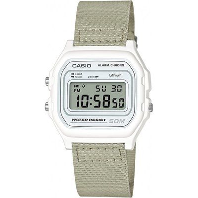 Unisex Casio Classic Collection Cloth Alarm Chronograph Watch W-59B-7AVEF