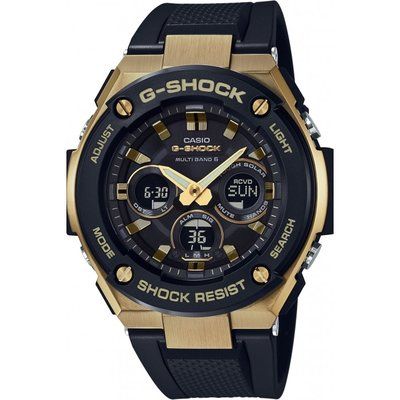 Men's Casio G-Steel Midsize Alarm Chronograph Radio Controlled Watch GST-W300G-1A9ER