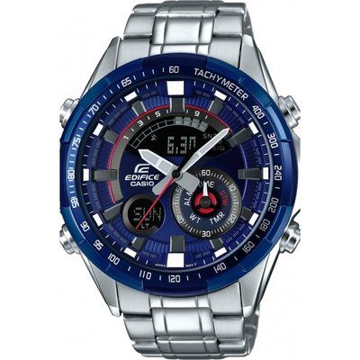 Men's Casio Edifice Racing Blue Series Alarm Chronograph Watch ERA-600RR-2AVUEF