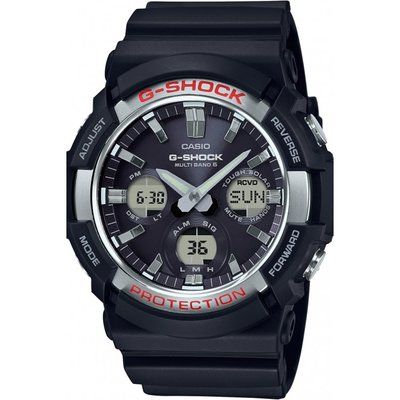 Men's Casio G-Shock Waveceptor Alarm Chronograph Radio Controlled Watch GAW-100-1AER