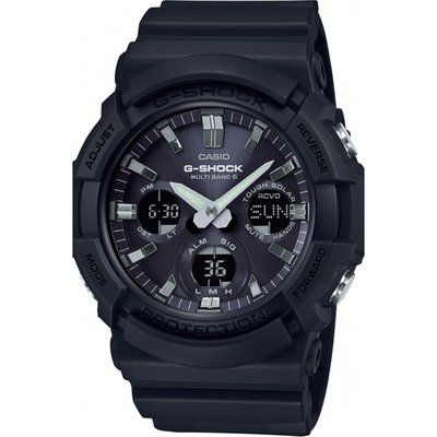 Men's Casio G-Shock Waveceptor Alarm Chronograph Radio Controlled Watch GAW-100B-1AER