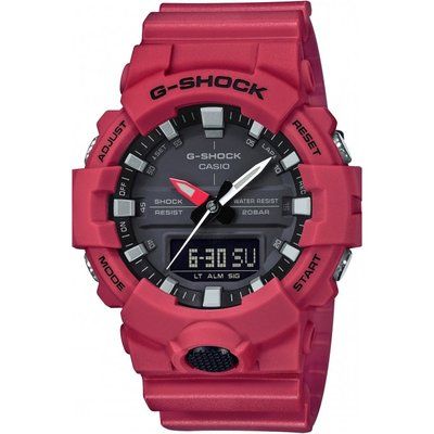 Mens Casio G-Shock Alarm Chronograph Watch GA-800-4AER