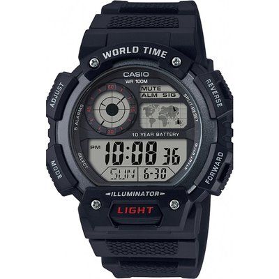 Casio Classic World Time Alarm Chronograph Watch AE-1400WH-1AVEF