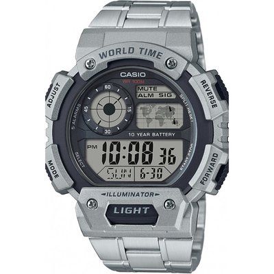 Casio Classic World Time Alarm Chronograph Watch AE-1400WHD-1AVEF
