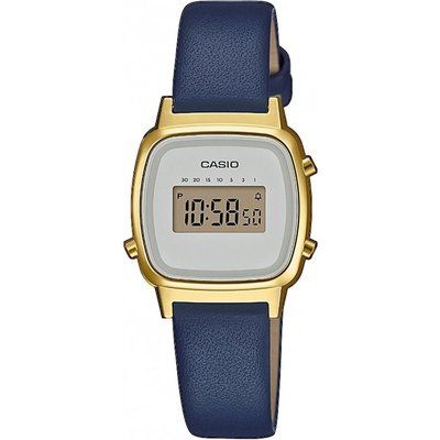 Casio Digital Leather Watch LA670WEFL-2EF