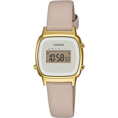 Casio Digital Leather Watch LA670WEFL-9EF