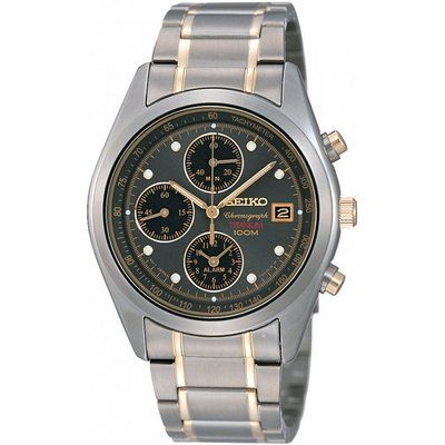 Men's Seiko Titanium Alarm Chronograph Watch SNA559P1