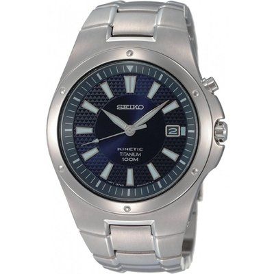 Men's Seiko Titanium Kinetic Watch SKA395P1