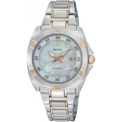 Ladies Seiko Velatura Diamond Watch SXDA68P1