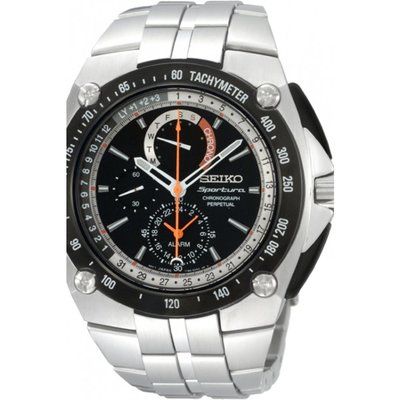 Men's Seiko Sportura Alarm Chronograph Watch SPC047P1