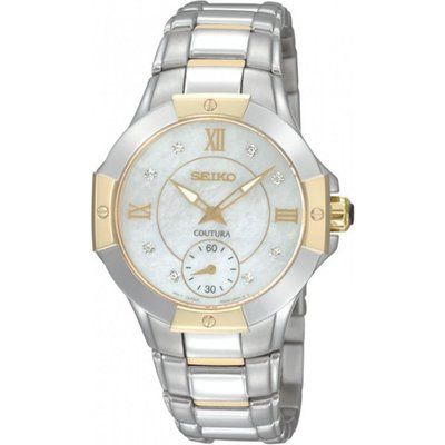 Ladies Seiko Coutura Diamond Watch SRKZ76P1