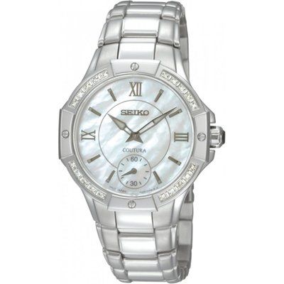 Ladies Seiko Coutura Diamond Watch SRKZ75P1