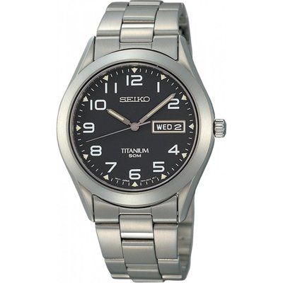 Mens Seiko Titanium Watch SGG711P9
