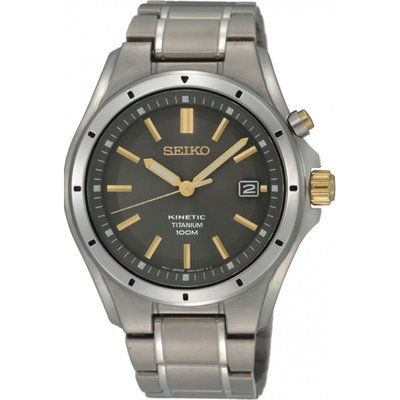 Men's Seiko Titanium Kinetic Watch SKA495P1